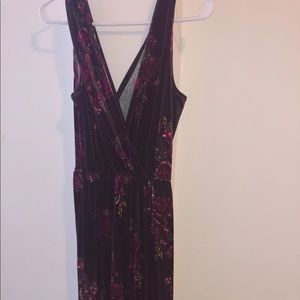 TARGET Velvet Floral Jumpsuit